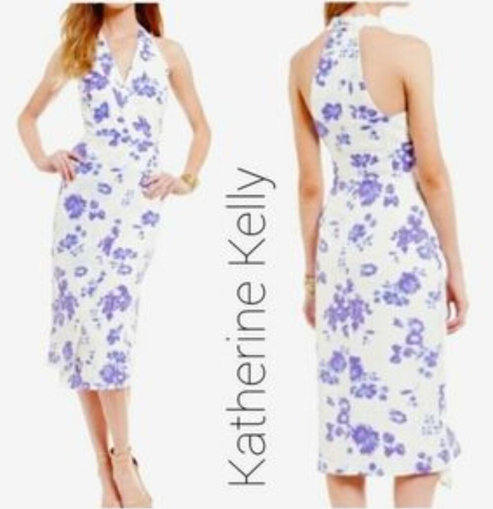 Katherine Kelly Floral Print Dress